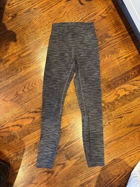 lululemon athletica Heathered Gray High-Rise Leggings